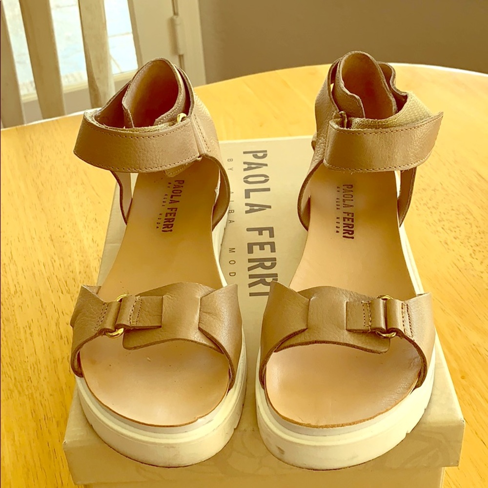 Paola Ferri sandal - Natural Sahara